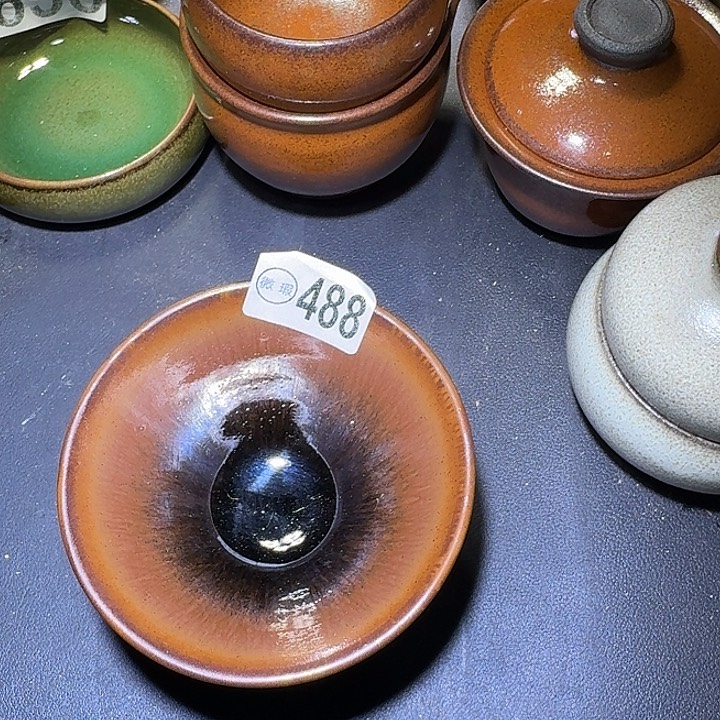 茶盏建盏瑕疵建盏