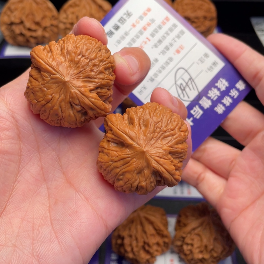 胖***剧文玩核桃把件铁锤40