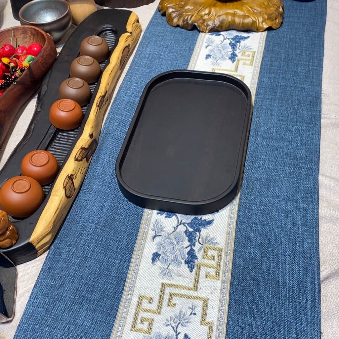 紫光檀收纳盘27-17-2.5