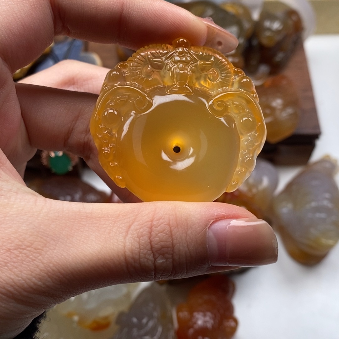 玛瑙/玉髓未镶嵌颈饰