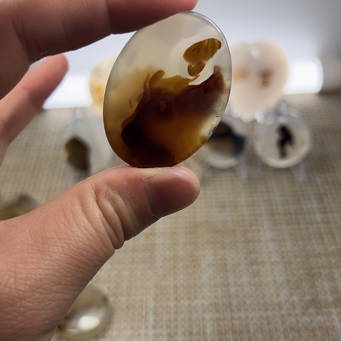 橘***子玛瑙/玉髓未镶嵌颈饰