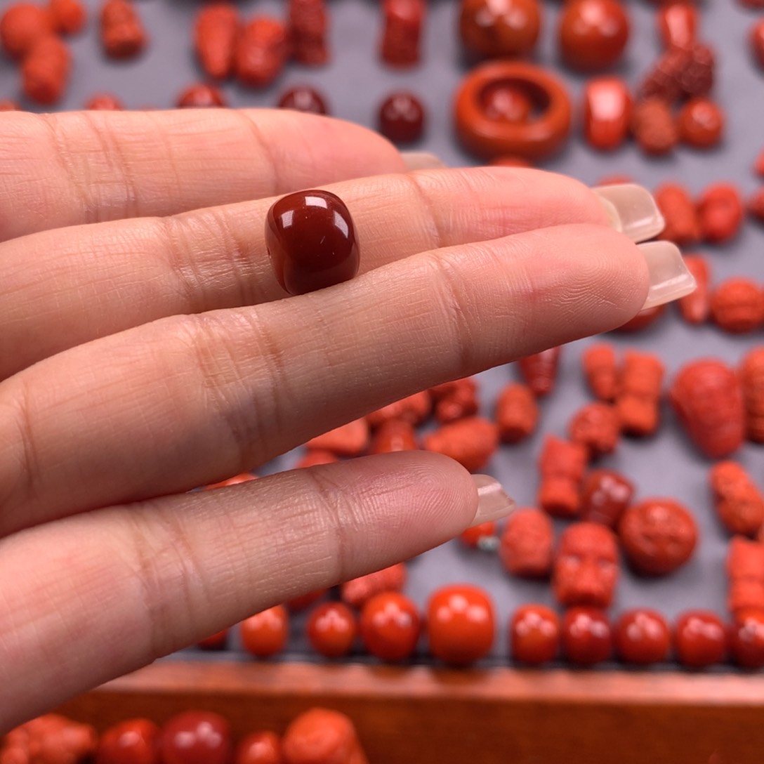 南红玛瑙老型单珠10mm未镶嵌只**买