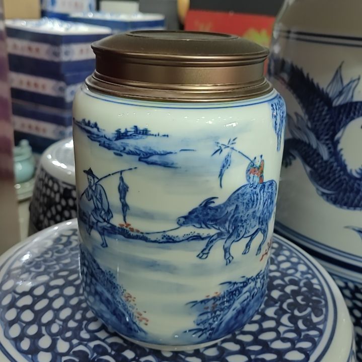 手绘青花手工制作