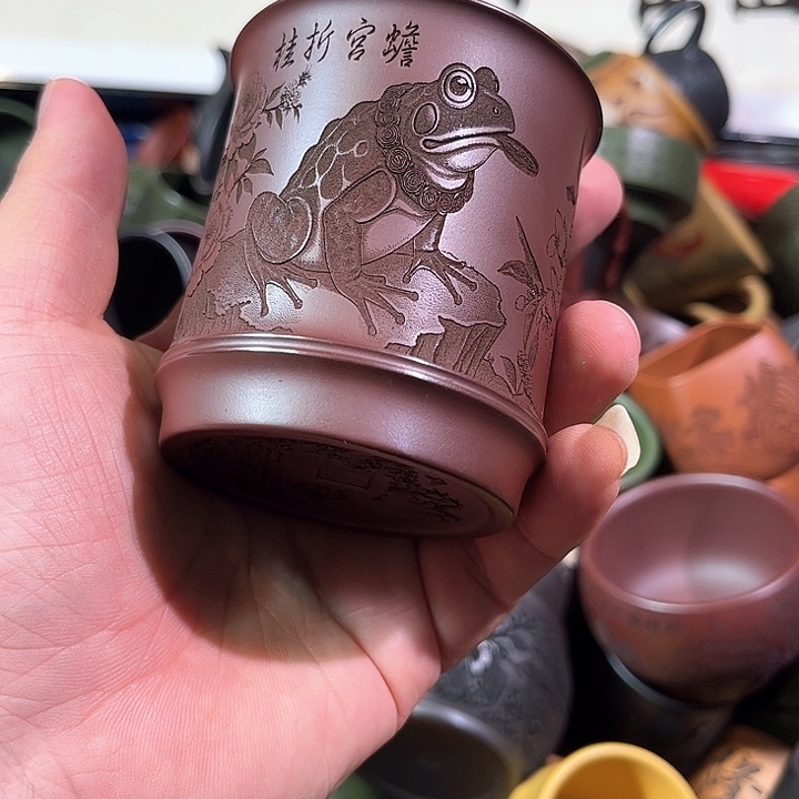 茶杯紫砂全手工紫砂主人杯