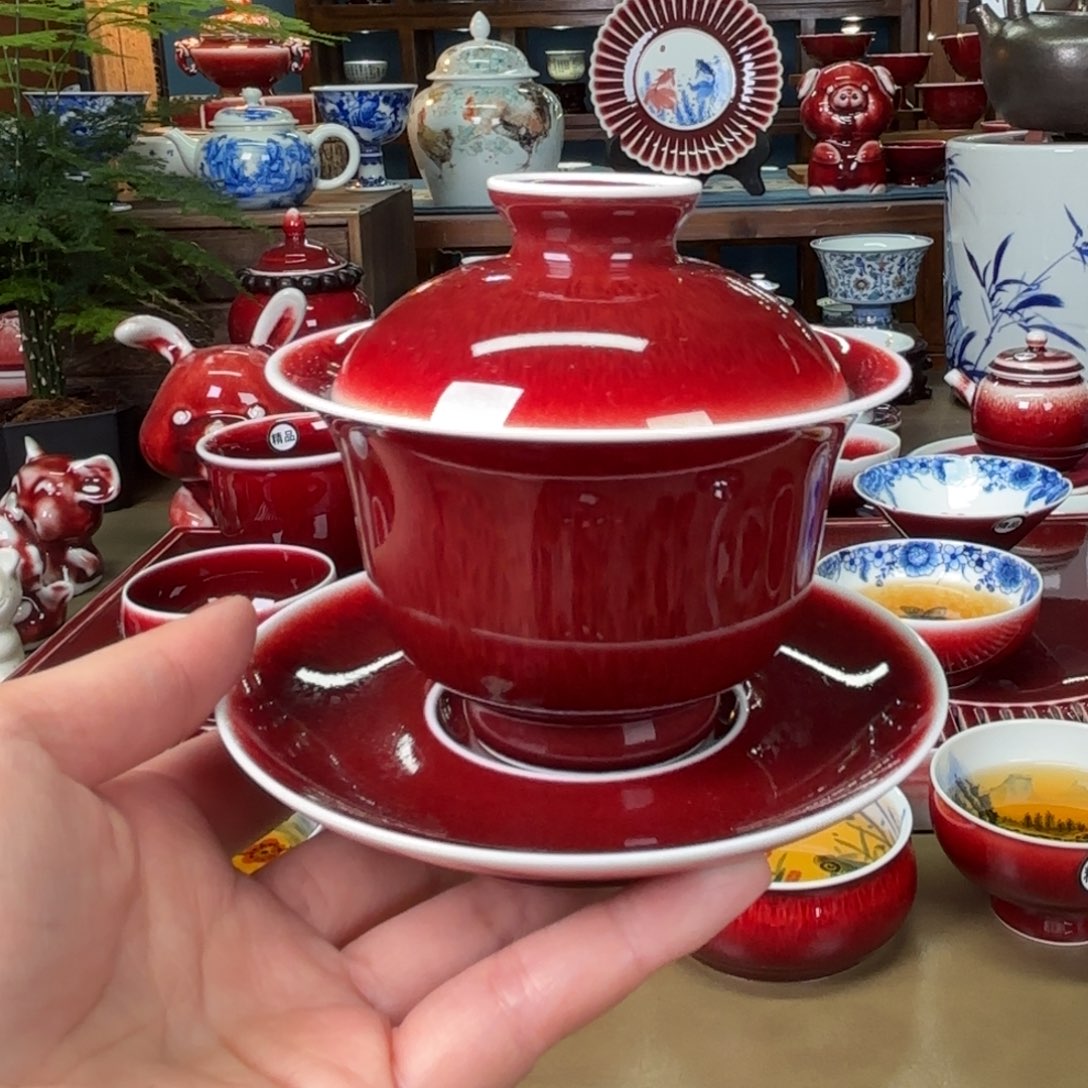 闻轩坊全场清货精美盖碗