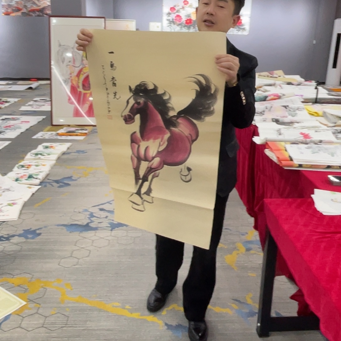 带灯款名人名作手工制作4