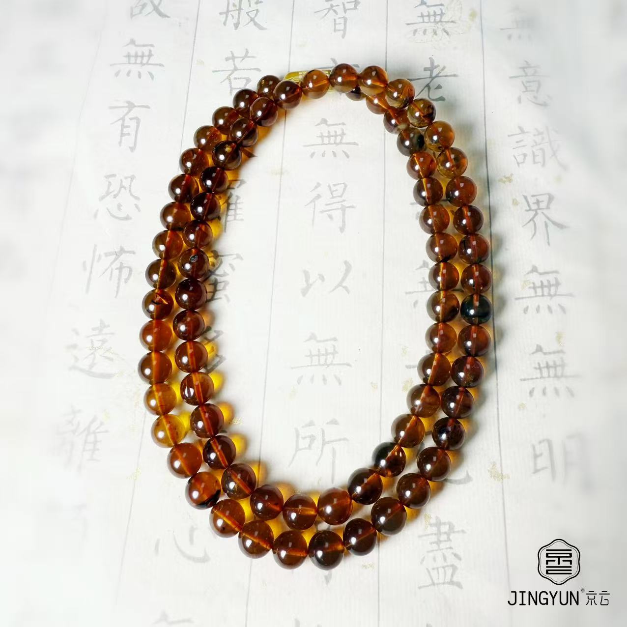紫罗兰妈妈链圆珠6+-8+时尚百搭紫杉醇琥珀手串