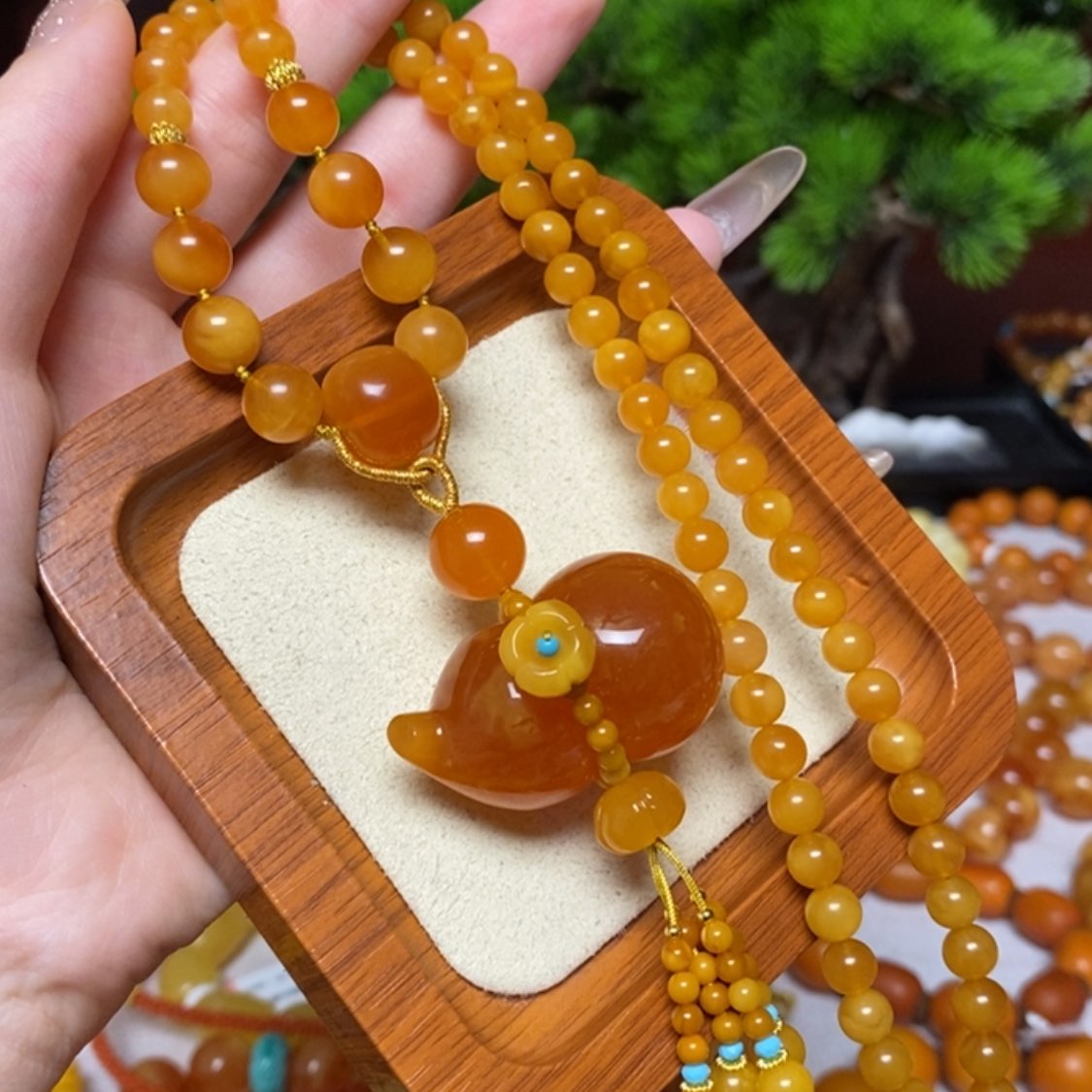 【闪购商品】未镶嵌颈饰蜜蜡项链
