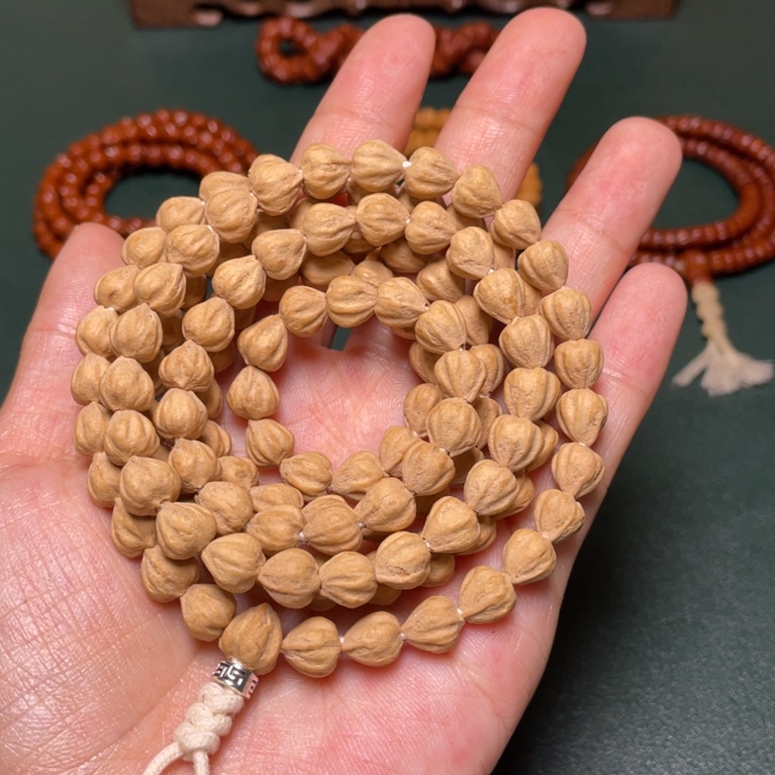 柏香籽/百香籽吊坠绝世莲花长串