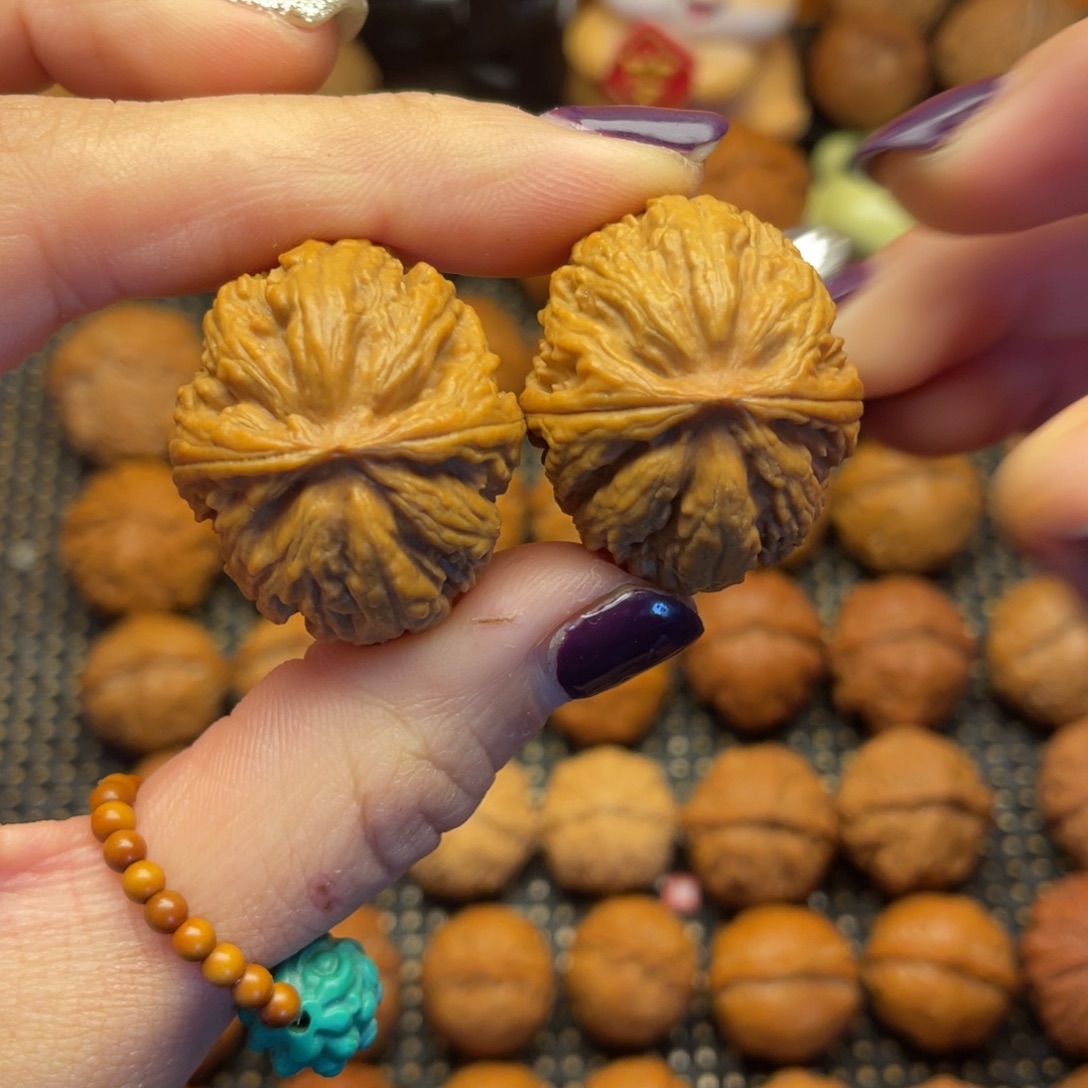 吊坠文玩核桃31尺全品粗筋元宝00014