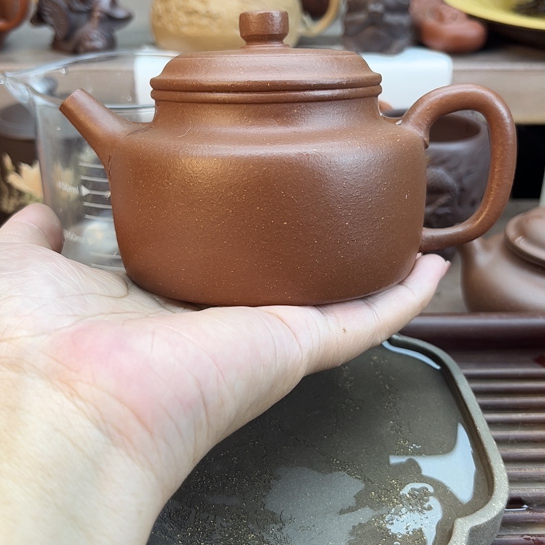 茶壶紫砂半手工制作