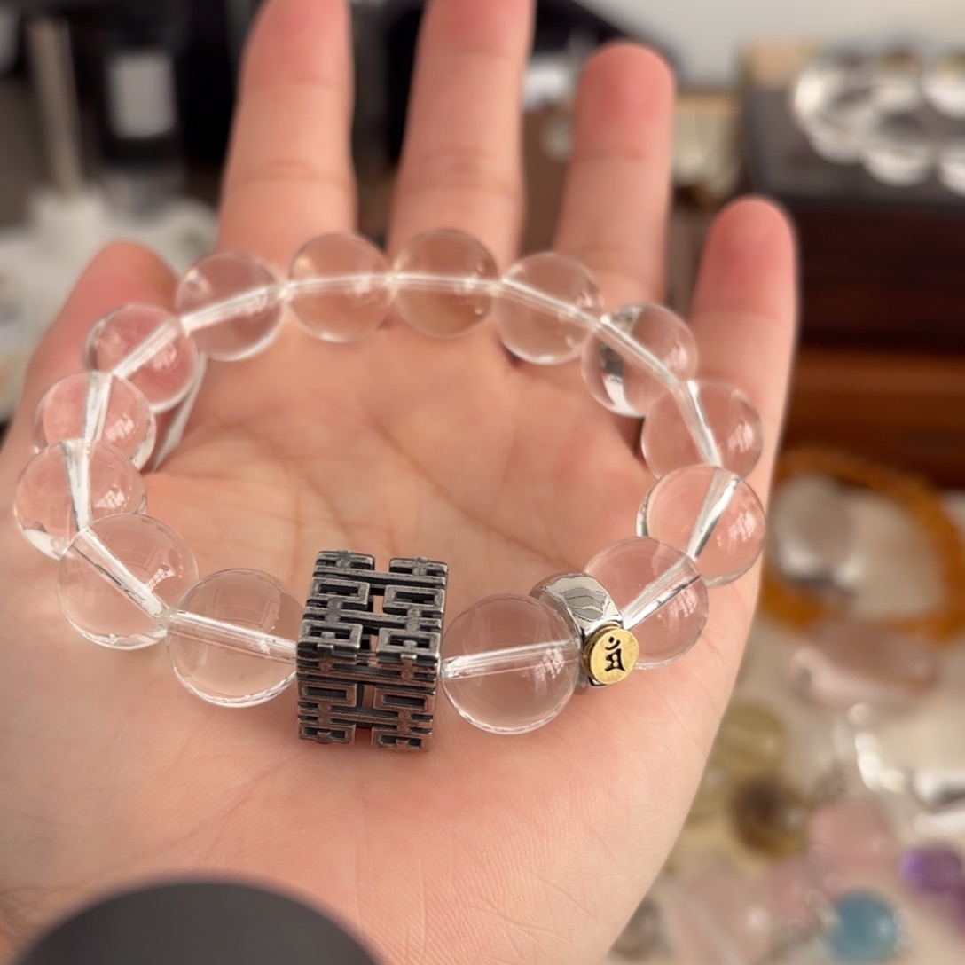 未镶嵌手链水晶手串14