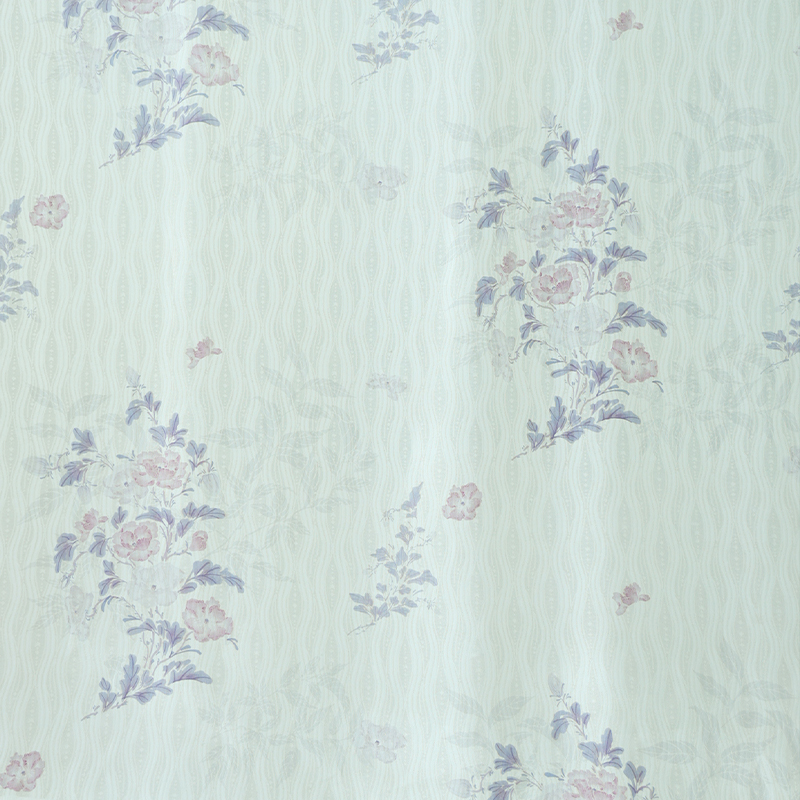 【欢喜罗】花明云春 印花绞罗 114门幅 桑蚕丝【一经剪裁概不退换】