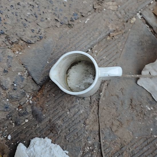 瓷发两个奶杯，国营四厂库存