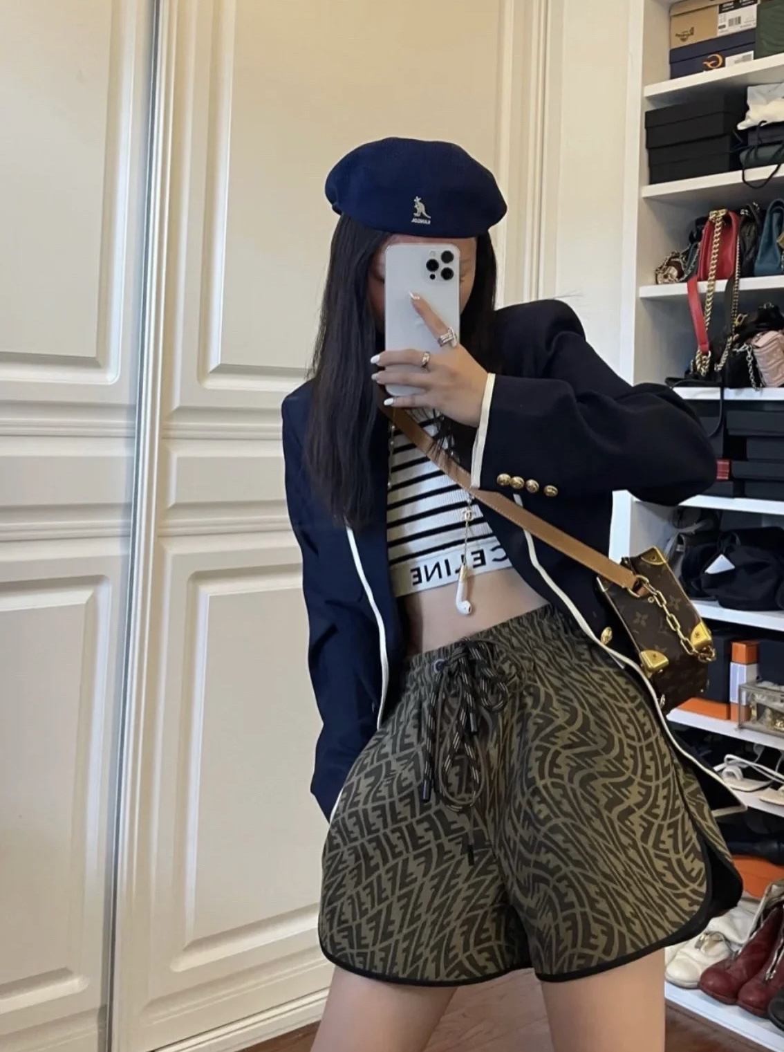 fendi 芬迪 满印老花短裤
