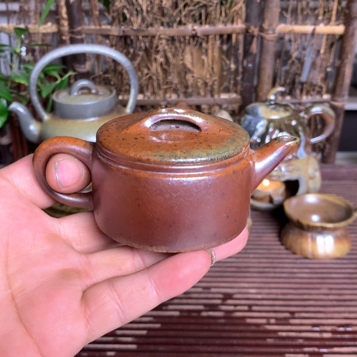 紫砂茶壶纯自然高温裸柴烧