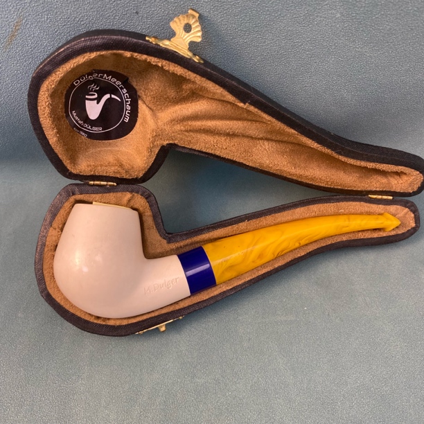 进口土耳其海泡石手工烟斗男士经典小型烟斗