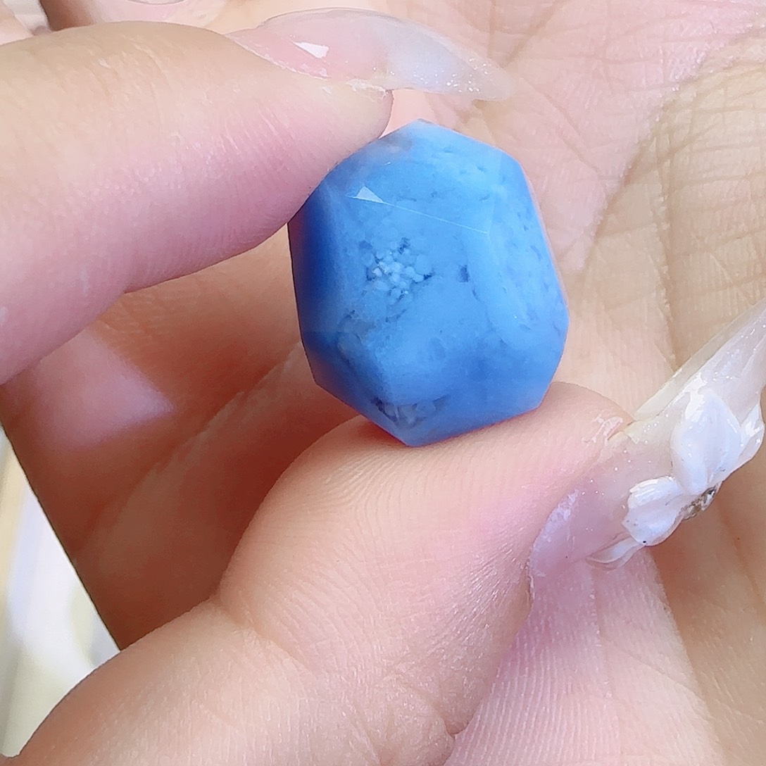 水晶手串未镶嵌米****0蓝兔毛团子