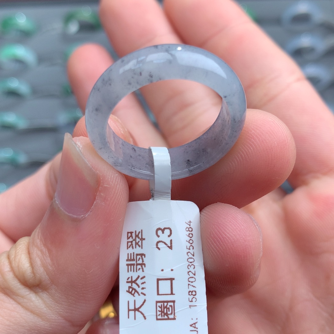 翡翠戒指未镶嵌天然
