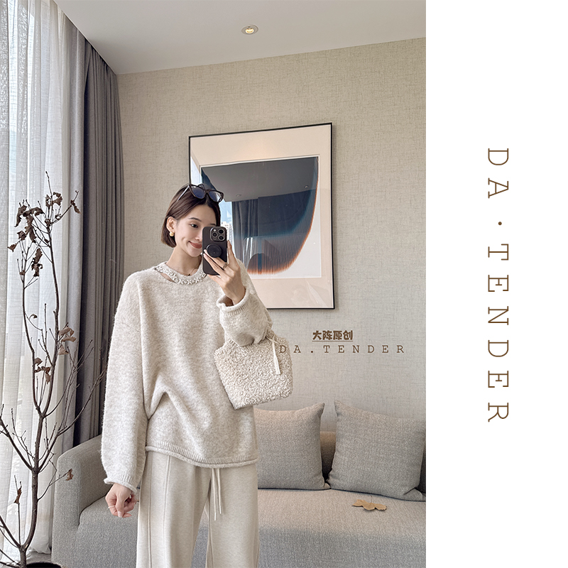 DA·Tender-“寻雅记重工毛衣”冬季时尚简约设计感百搭温柔