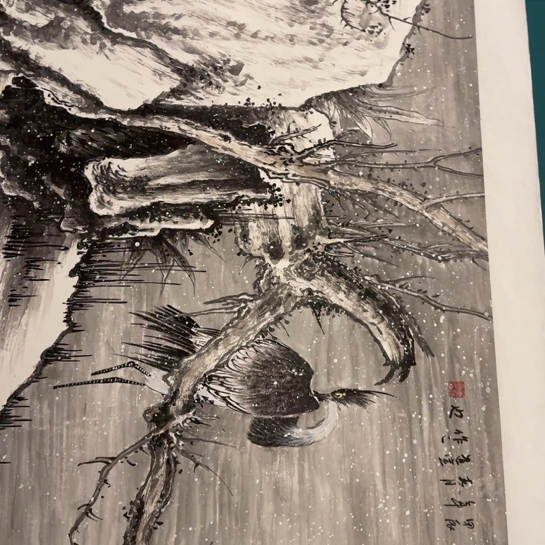 国画董老师作品画作