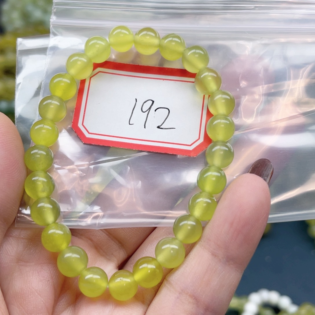 未镶嵌蛇纹石玉手串