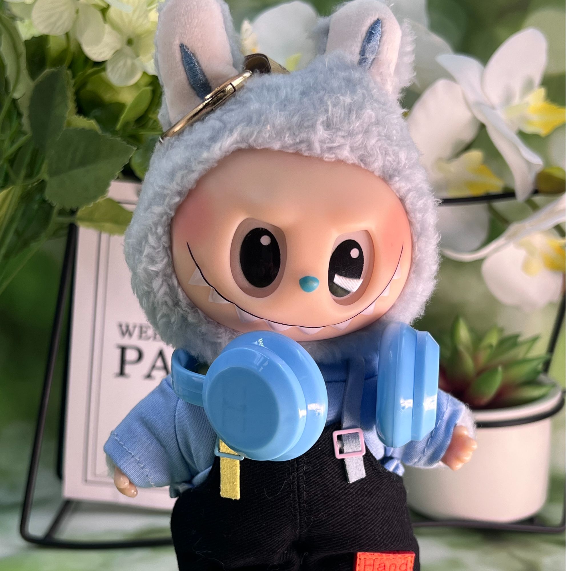 【满29包邮】labubu配饰耳机冲浪板躺椅帽子鞋子娃片道具