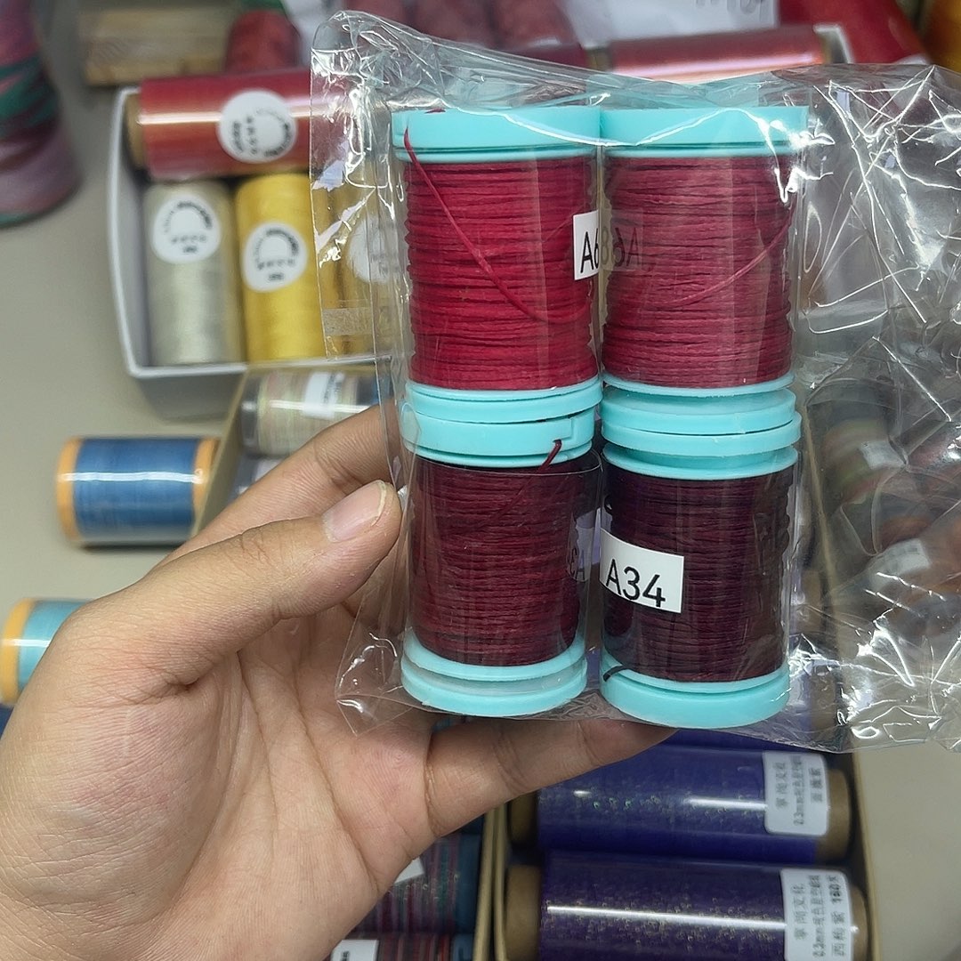 孤品0.8扁蜡 红色4个40m