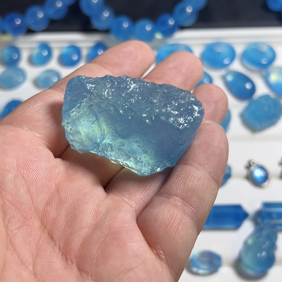 海蓝原石直播间截图