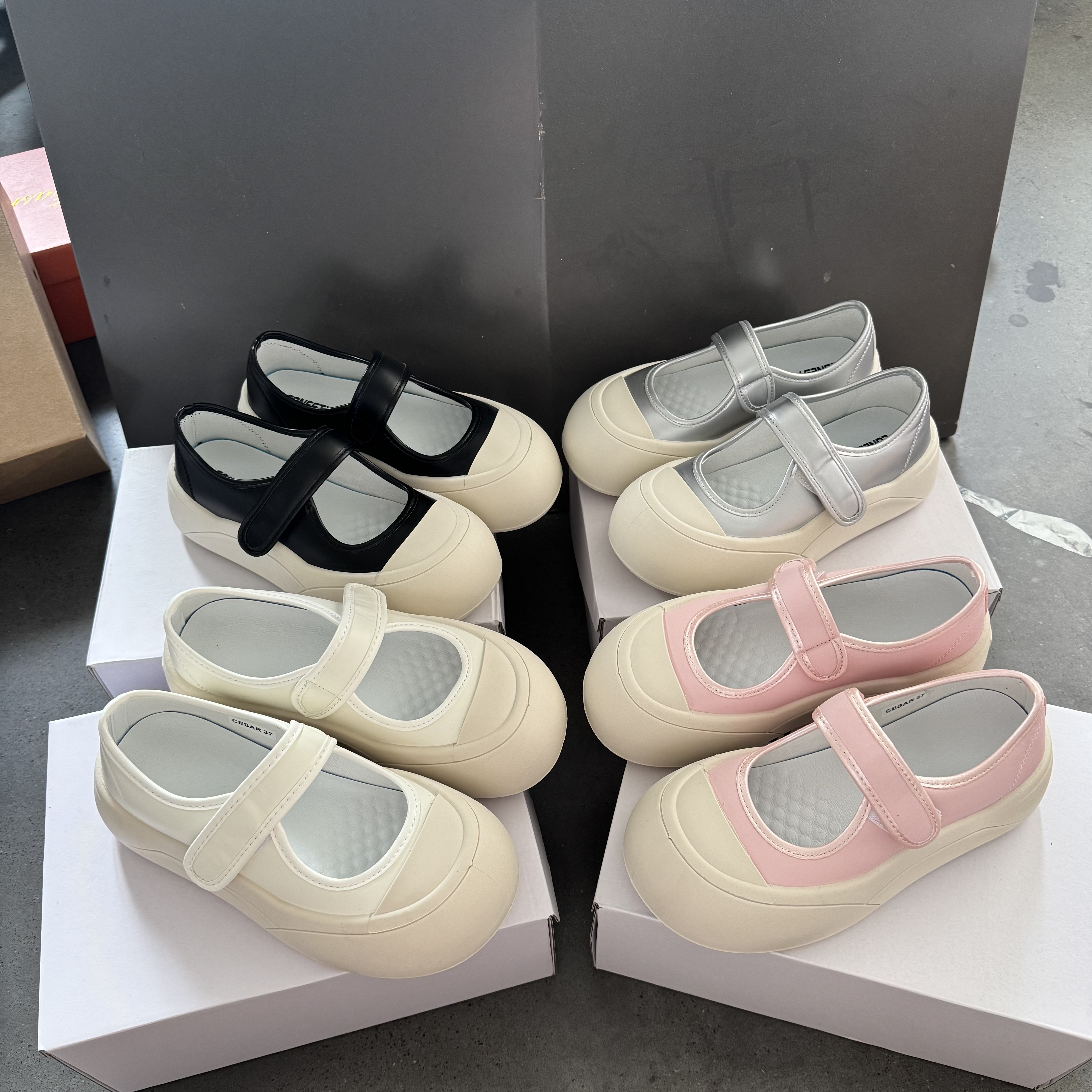 【大工厂处理！！夏季玛丽珍！镂空  板鞋  】