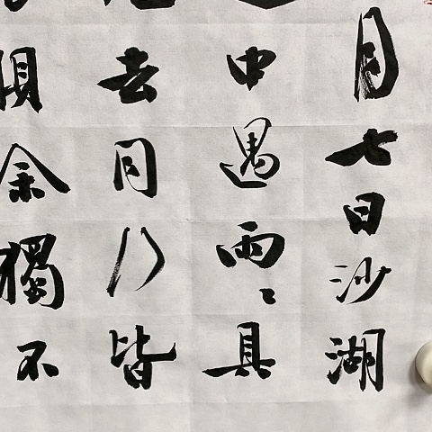 【闪购商品】国画用****5四尺对开作品定风波