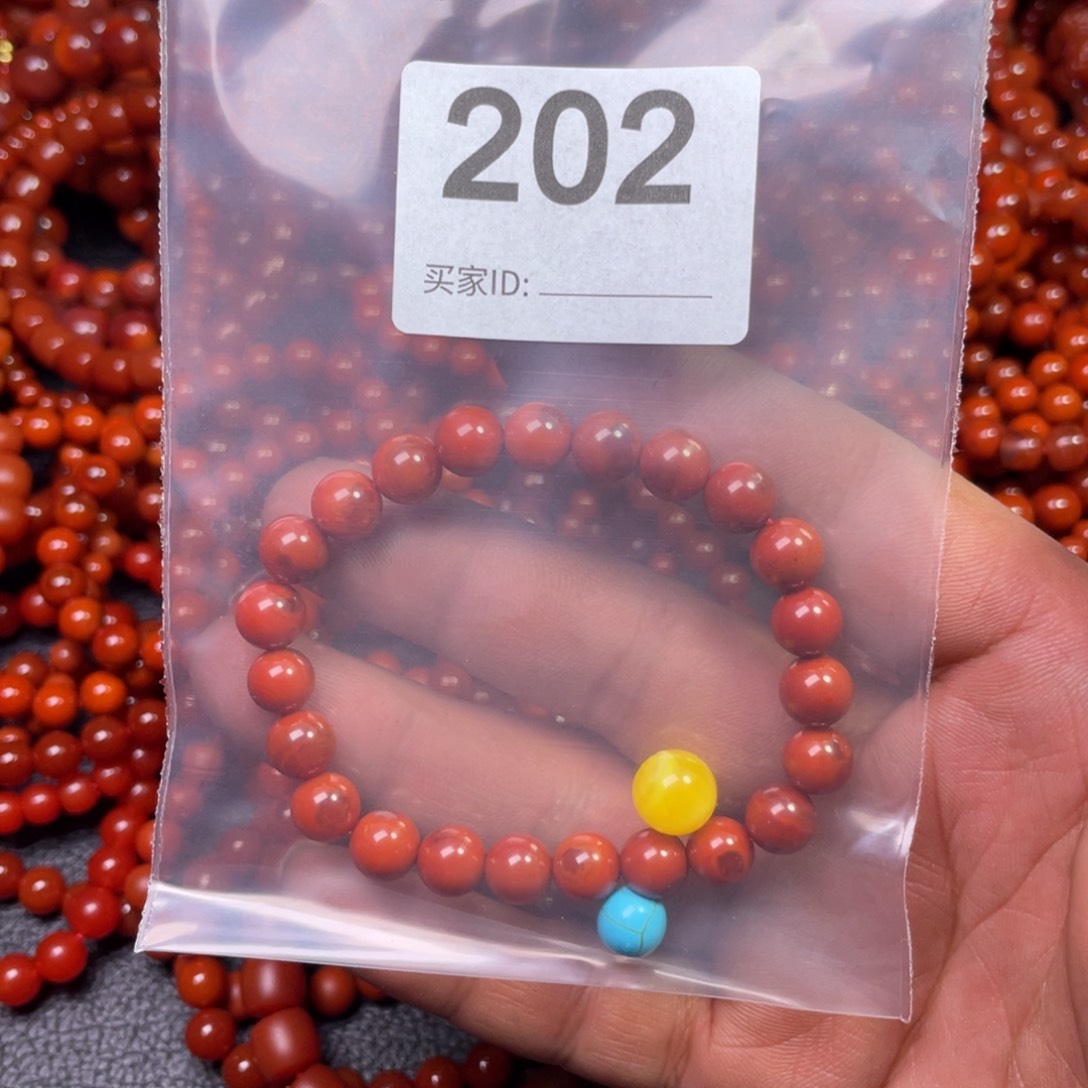 南红玛瑙手链未镶嵌琴*