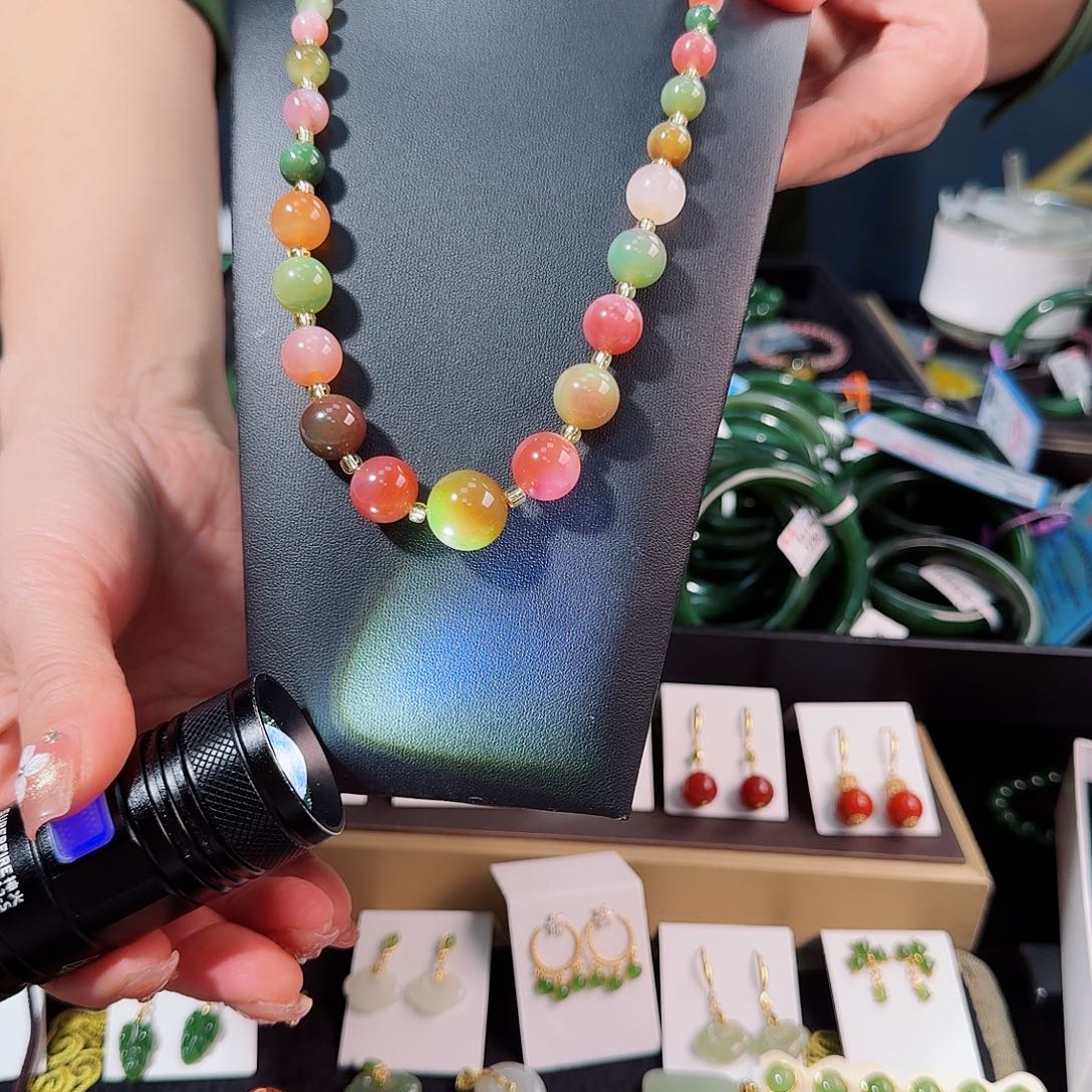 玛瑙/玉髓塔链满天星未镶嵌