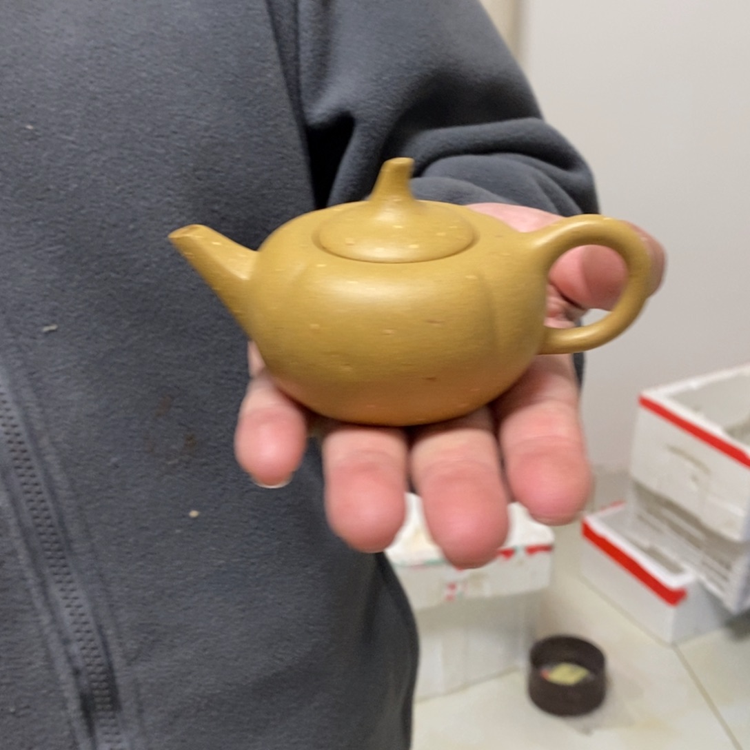 紫砂茶壶•*丁金瓜82小品70毫升