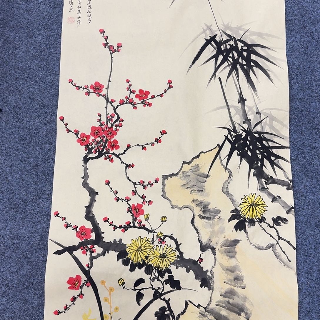 国画国画作品宣纸纯手绘