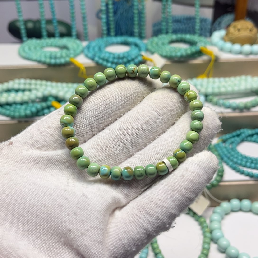 绿松石未镶嵌手链