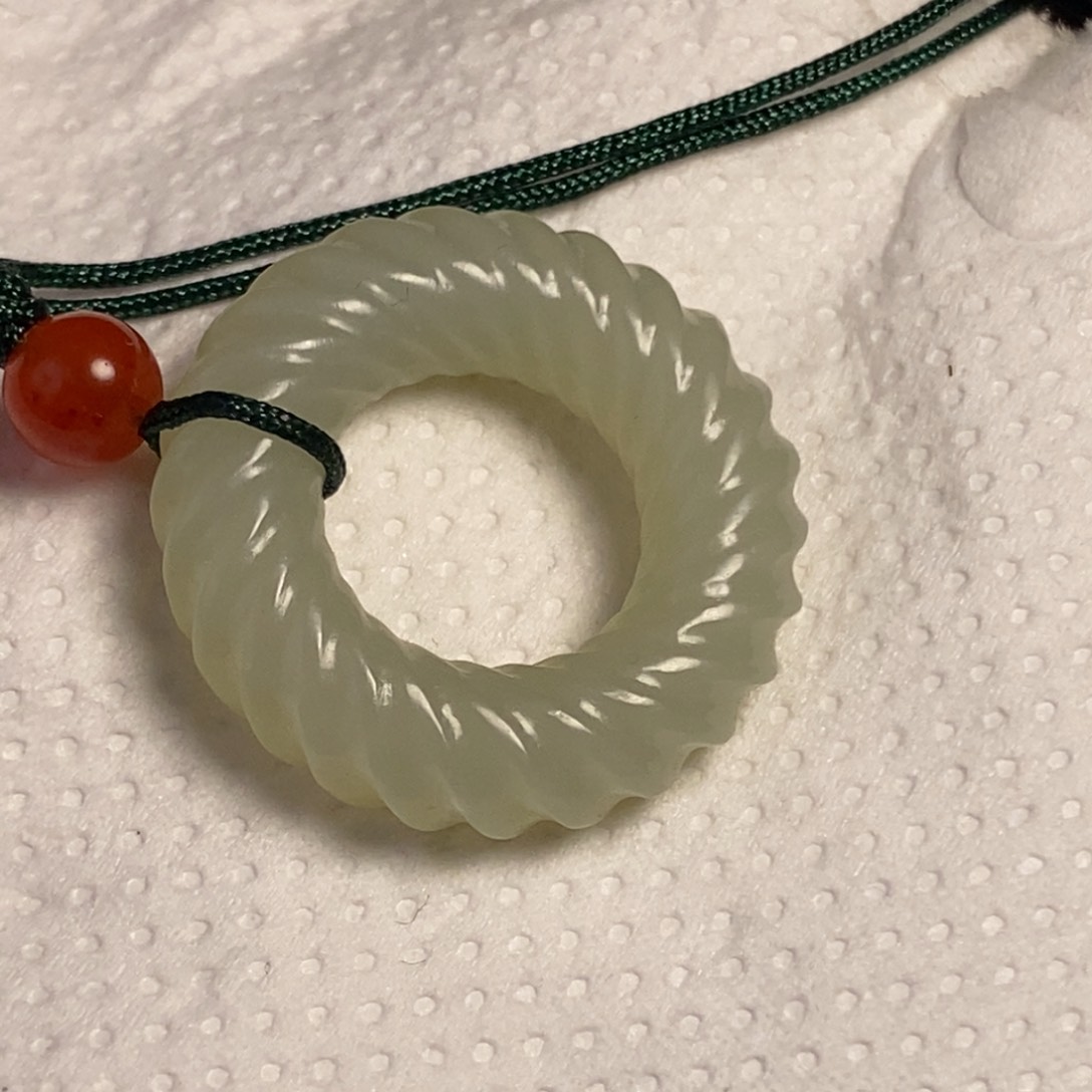 颈饰未镶嵌和田玉平*