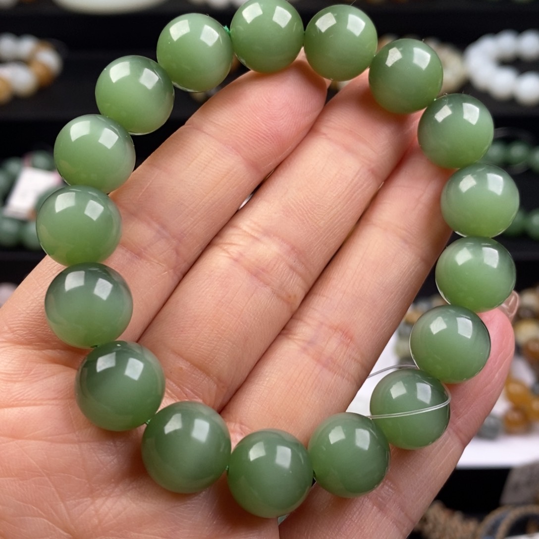 和田玉手串未镶嵌