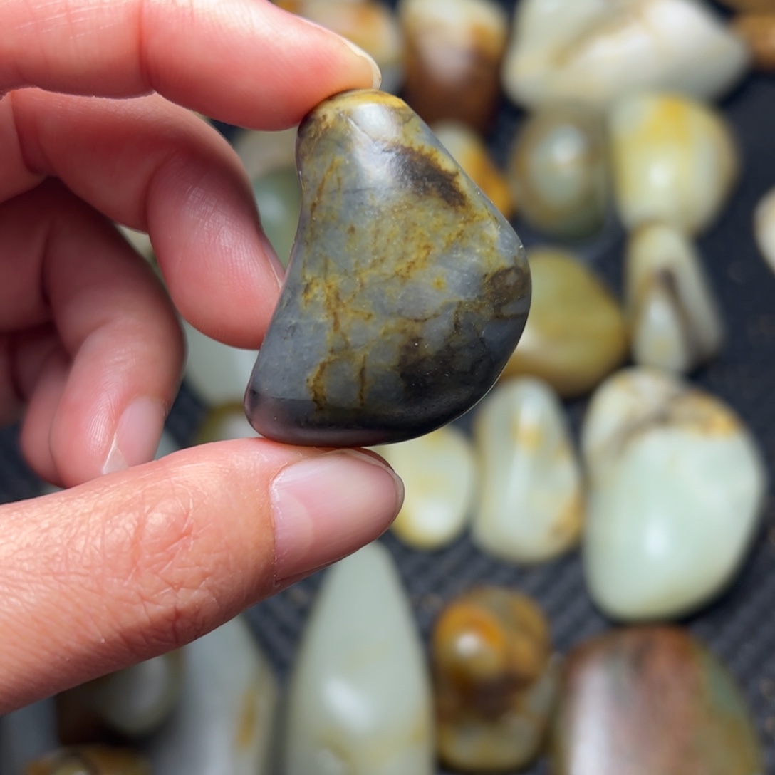 和田玉未镶嵌挂件9