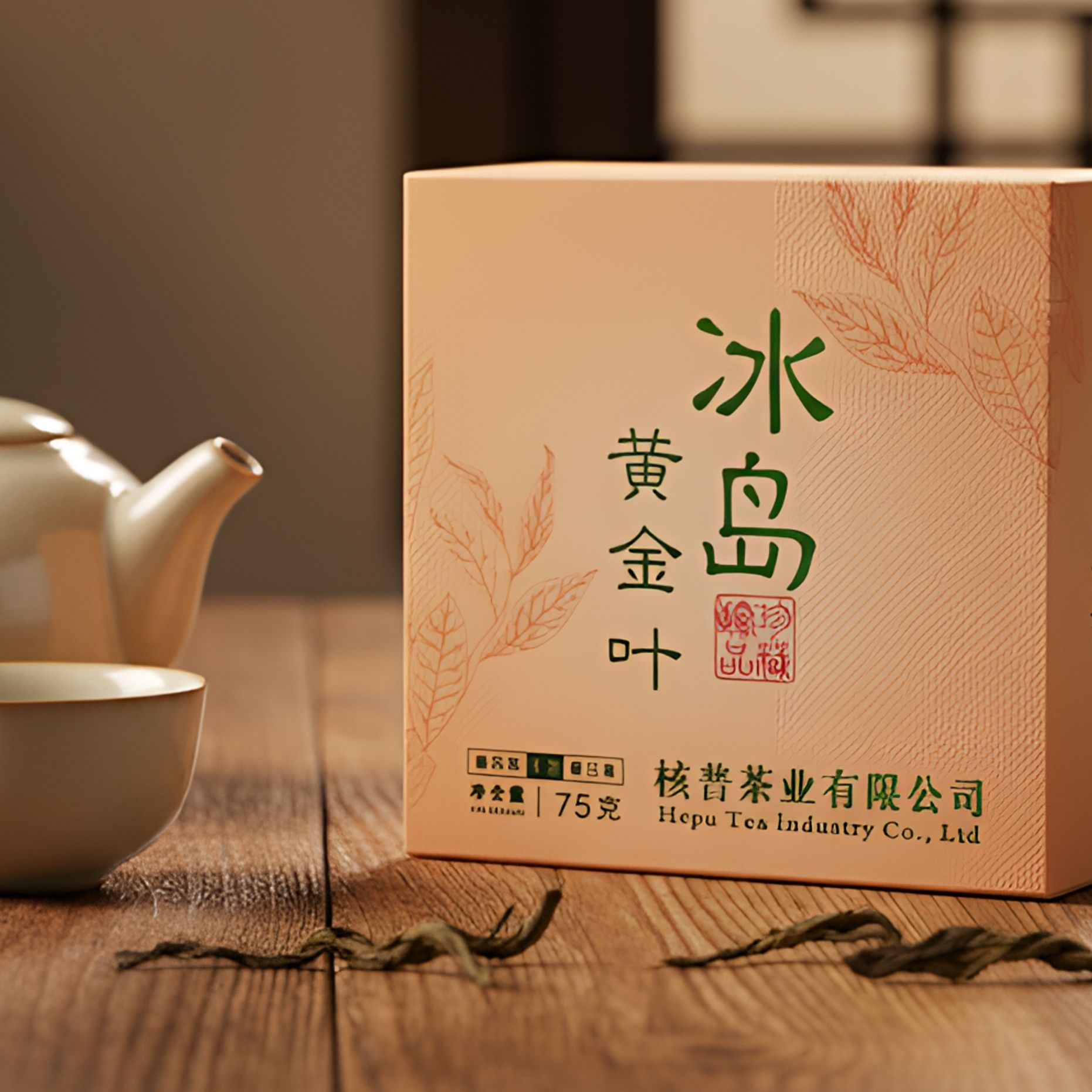 【二姐】冰岛黄金叶-2019年春-普洱茶（生茶）75克砖（12月12日）