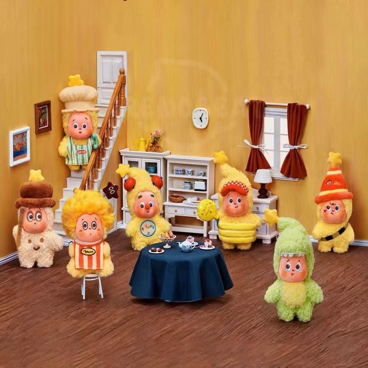 POPMART泡泡玛特星星人123星星人毛绒挂件盲盒我们都是星星人毛绒