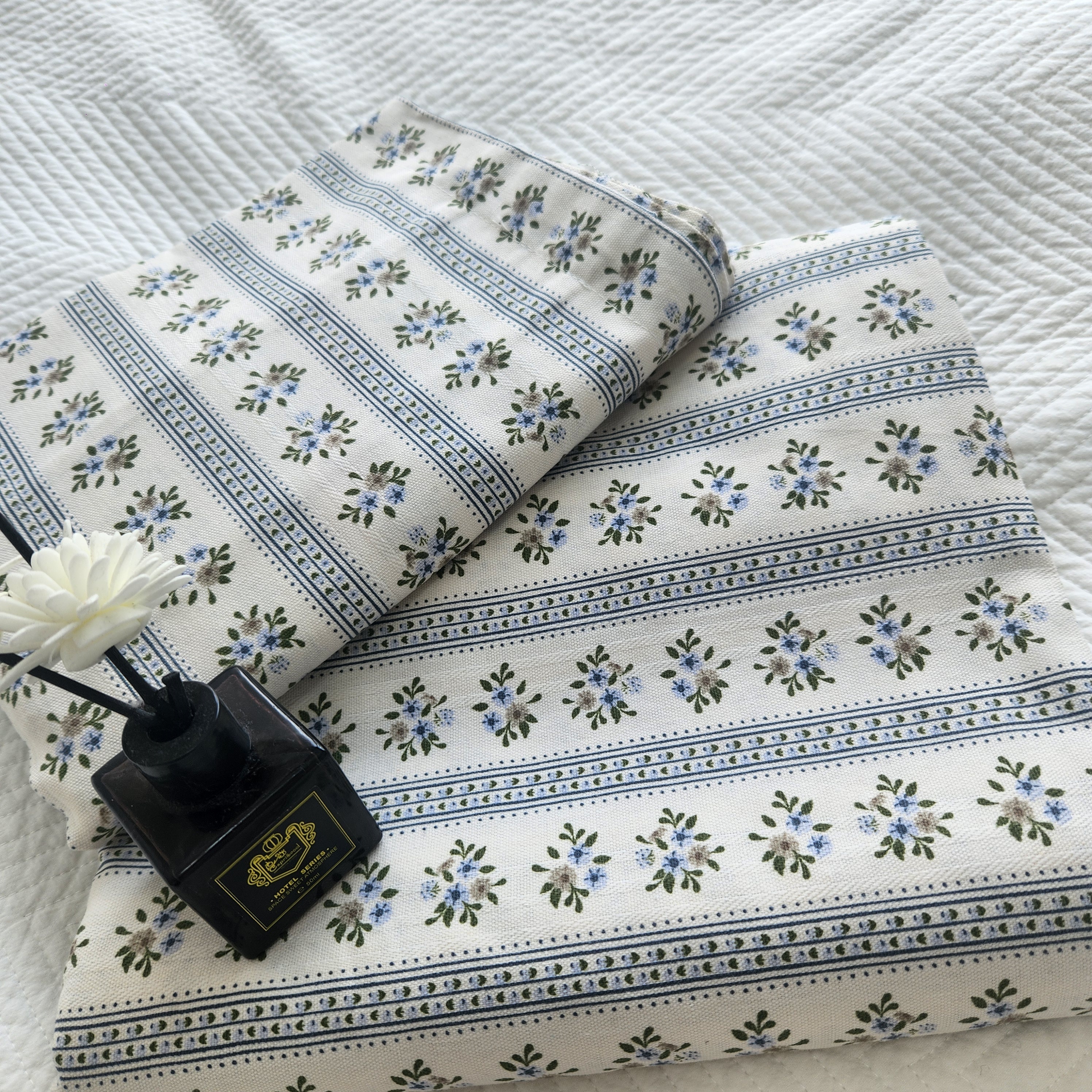 【年终促销】慧安妮塔2.3*2.4米老粗布床单简约印花床上用品