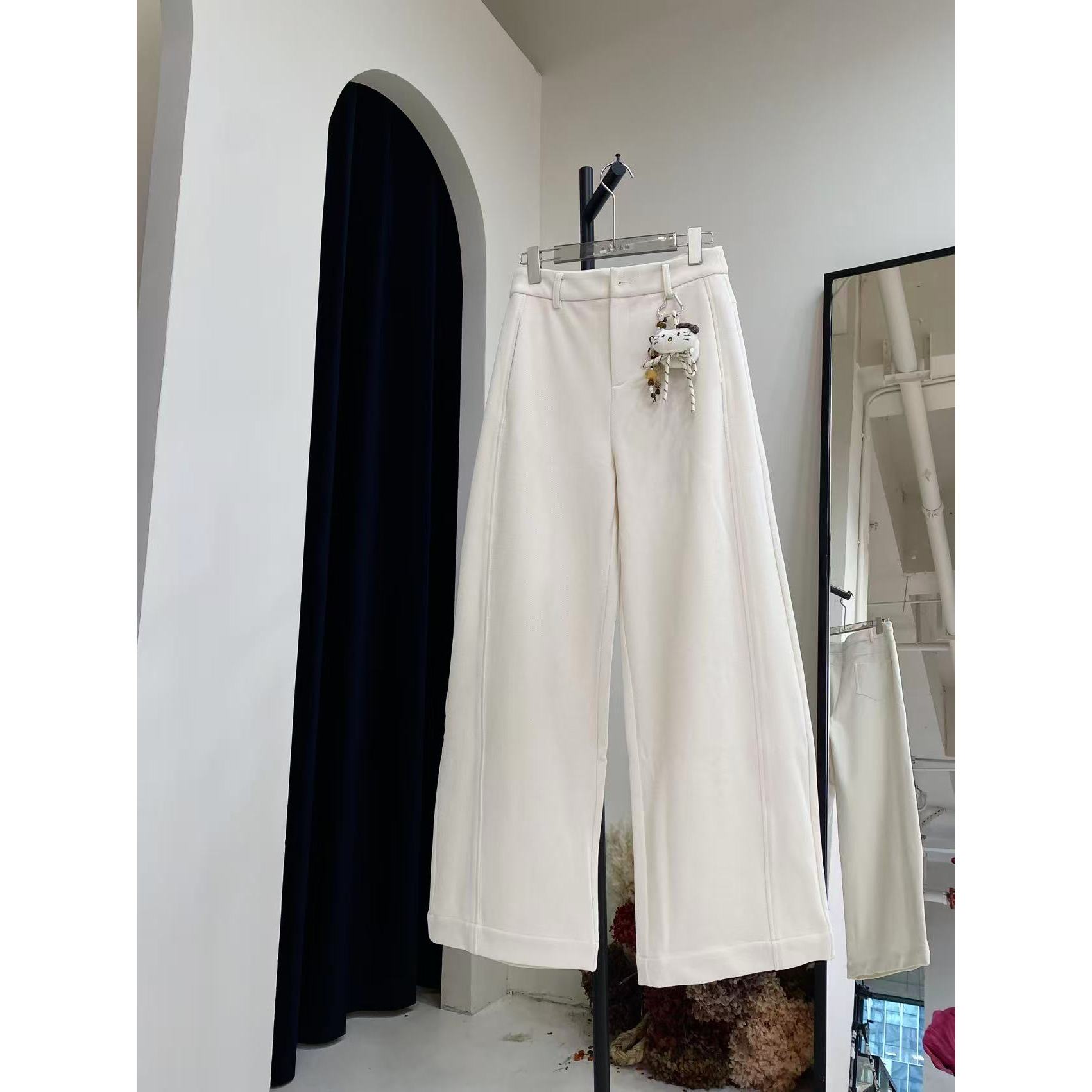 【M。C米尺】裤长103CM雪尼尔香蕉裤长裤4212