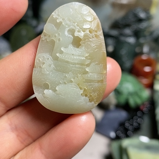 【闪购商品】和田玉（糖玉）珠宝半成品未镶嵌