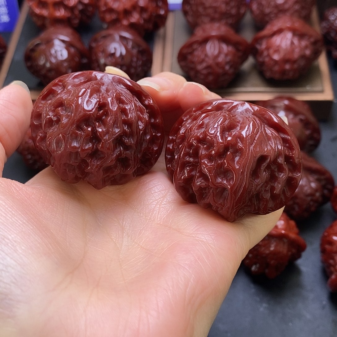 文玩核桃吊坠苹果3号43mm