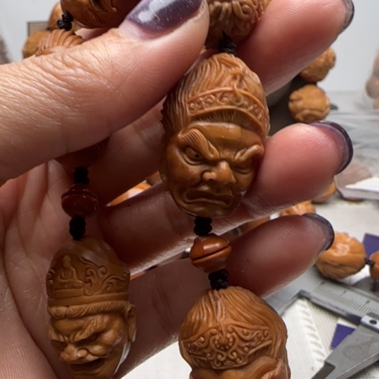 ！***我橄榄核手串橄榄雕工艺品