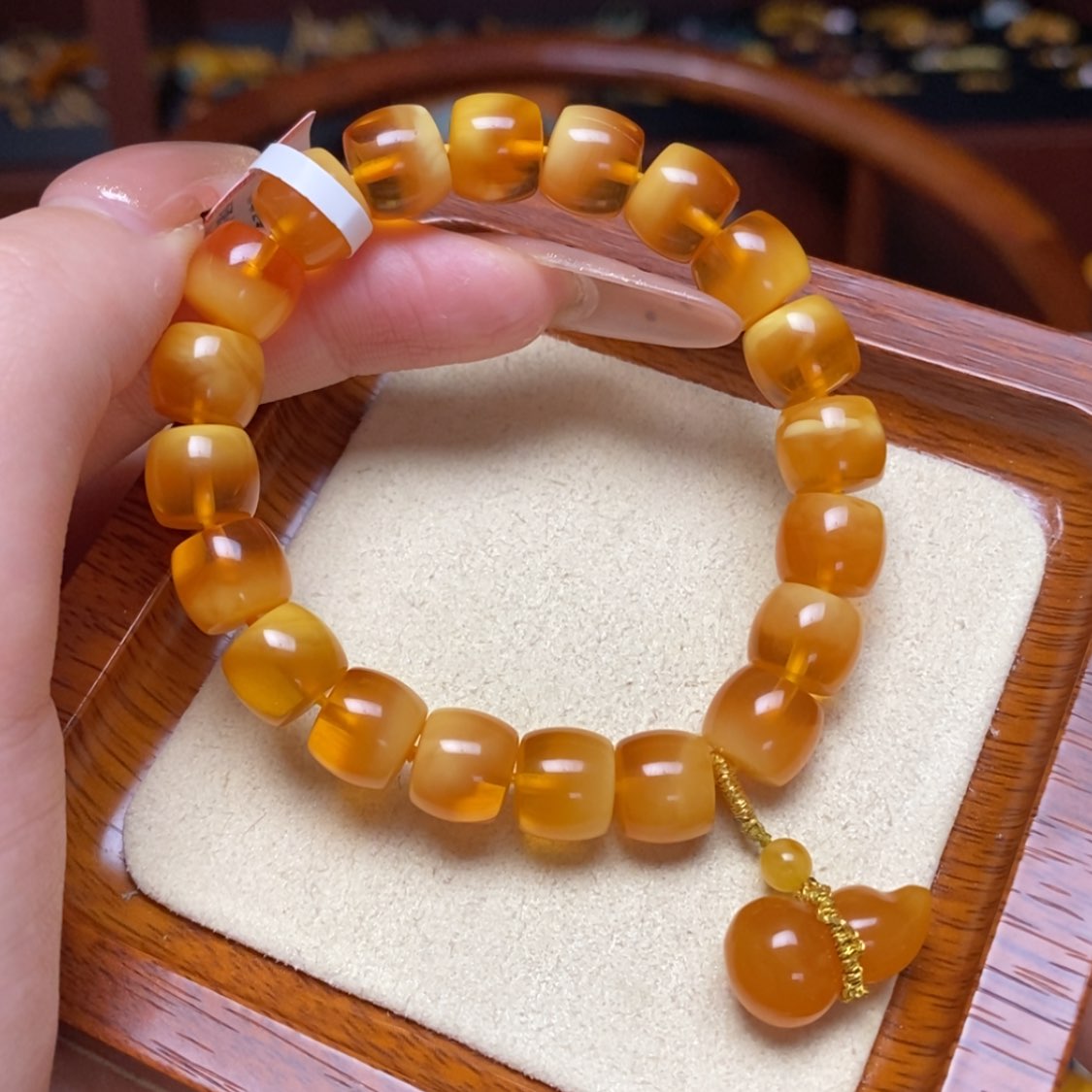 【闪购商品】蜜蜡手链未镶嵌手串