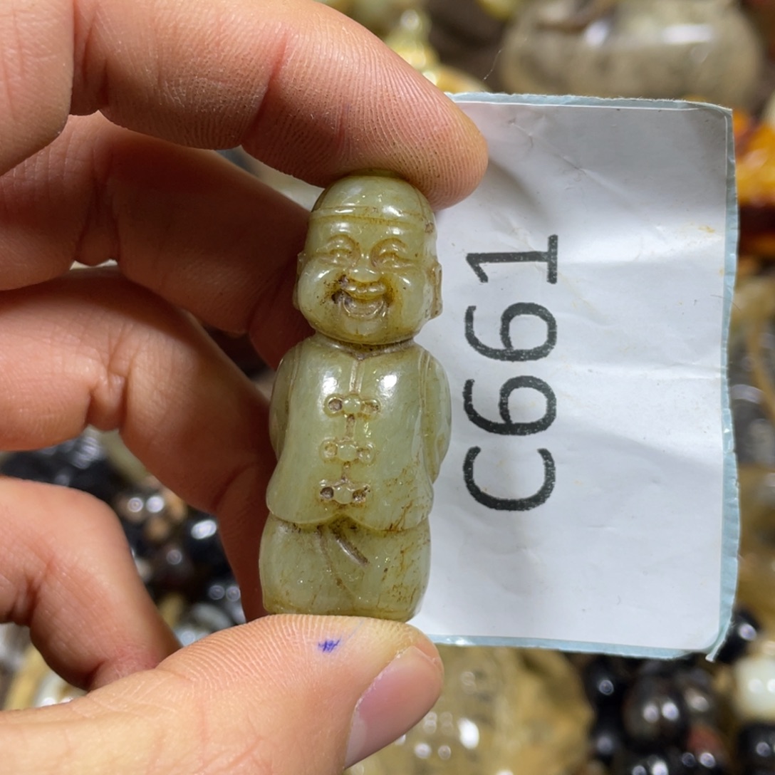 和田玉吊坠(不含链)未镶嵌