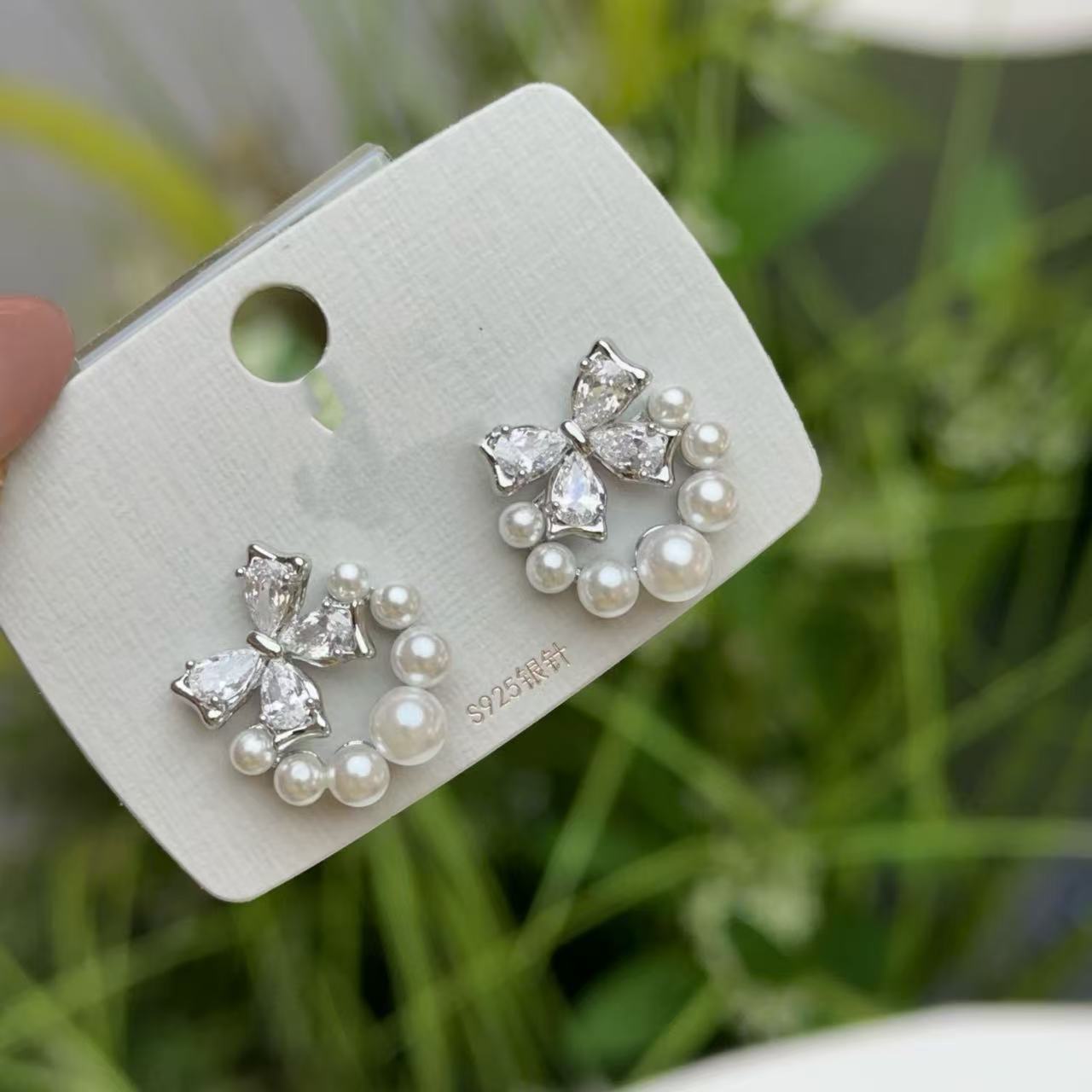 非金属仿珍珠耳饰 熙柔精品高端耳饰3