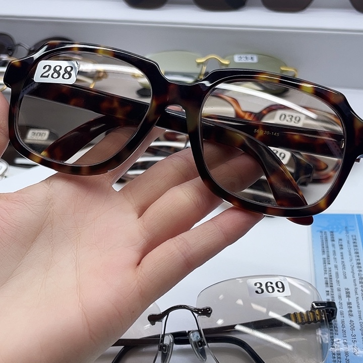 心***镜全框款天然水晶石头眼镜